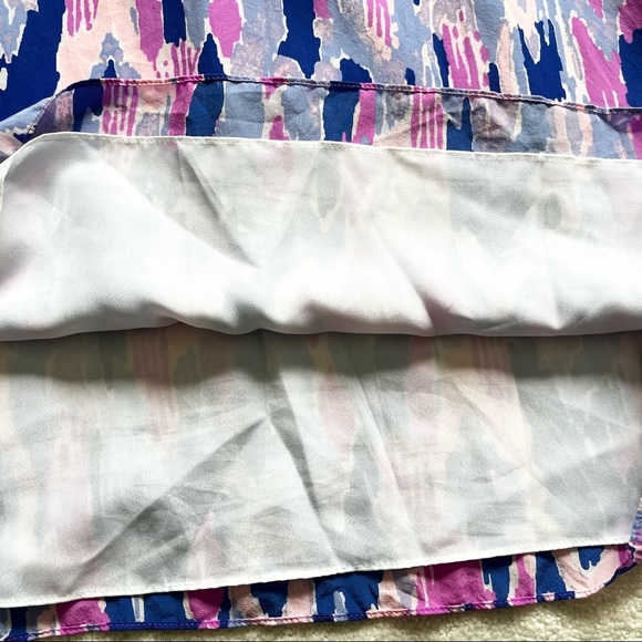 LILLY PULITZER Lela 100% Silk Dress - Amethyst One Too Many Size Medium Feminine - Picture 4 of 10